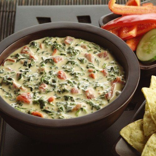 Cheesy Spinach and Bacon Dip