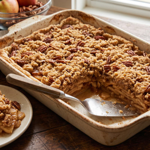 Peggy's Apple Crumble Pie Cobbler