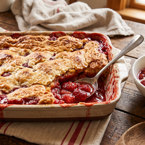 Strawberry Cobbler