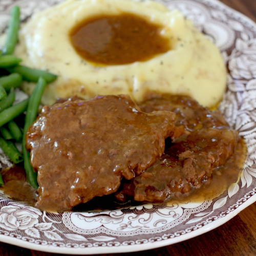 Cube Steak in Gravy