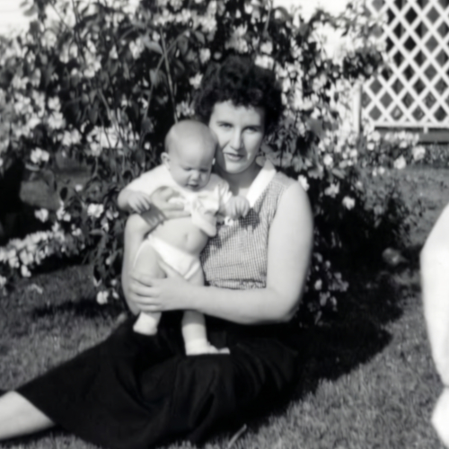 Peggy Chaney with unknown baby