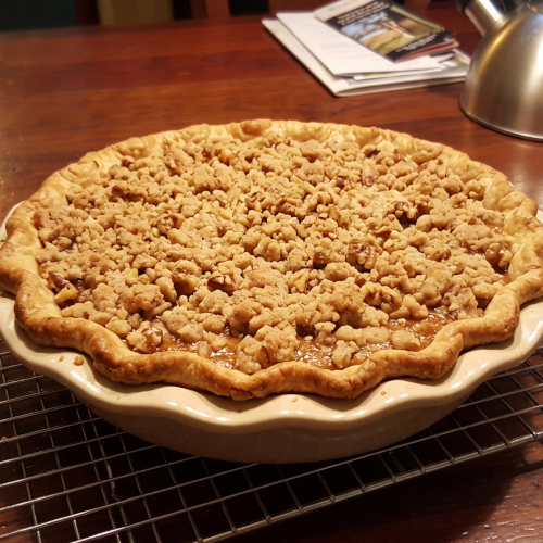 Crumb, Apple and Pumpkin Pie