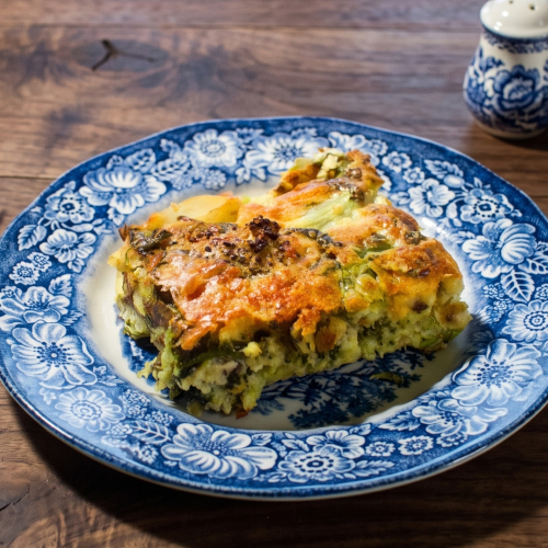 Victoria's Low Carb Baked Veggie Cheese Squares